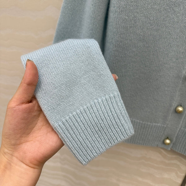 Dior 2025 Cardigan Blue Cashmere