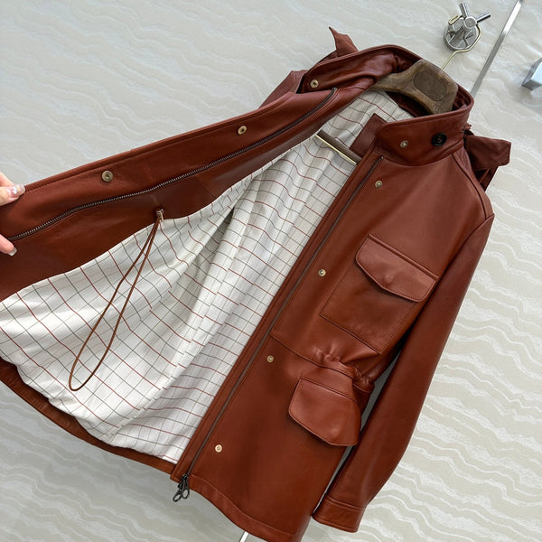 LP 25 Traveler Genuine Jacket Brown Lambskin 295315