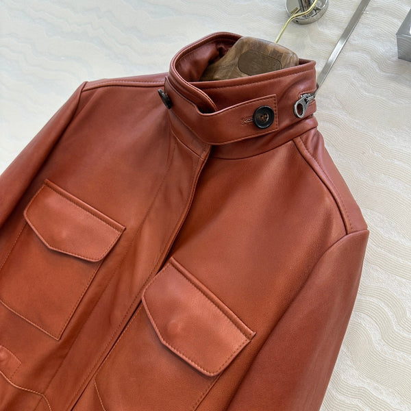 LP 25 Traveler Genuine Jacket Brown Lambskin 295315