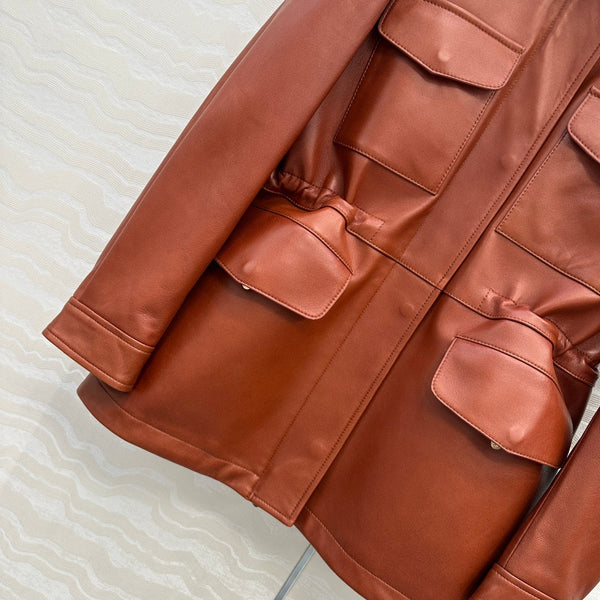 LP 25 Traveler Genuine Jacket Brown Lambskin 295315