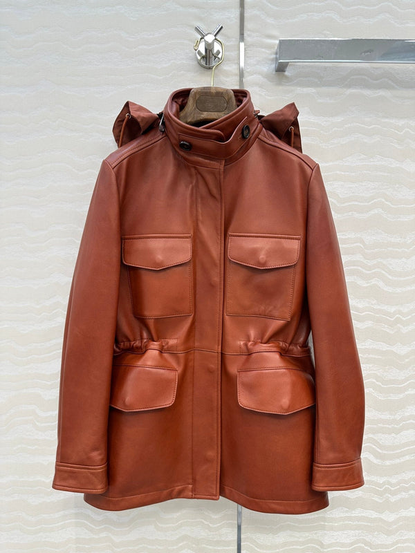 LP 25 Traveler Genuine Jacket Brown Lambskin 295315