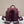 PRA backpack 28 burgundy nylon fabric gold hardware