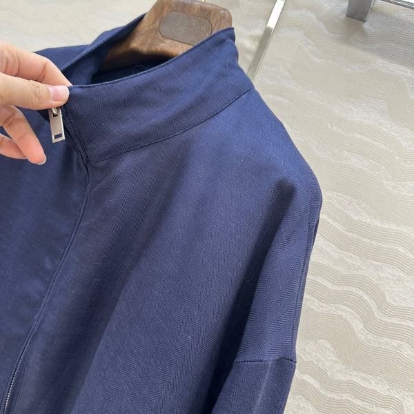 LP 25 Jacket Blue Tencel Linen 293153