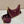 PRA Hobo Underarm Bag burgundy nylon fabric