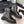 CC Split Toe Ankle Boot 40mm Black Sheepskin Rubber GHW 432515
