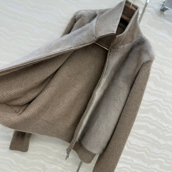 LP 25 Coat Taupe Fur Cashmere 299023
