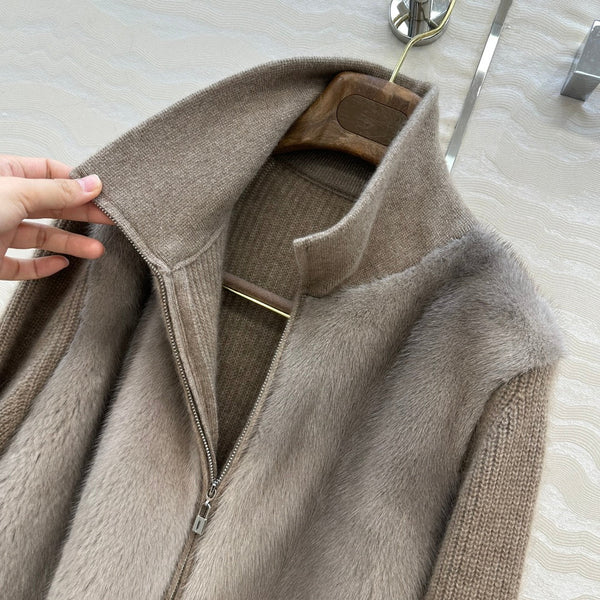 LP 25 Coat Taupe Fur Cashmere 299023