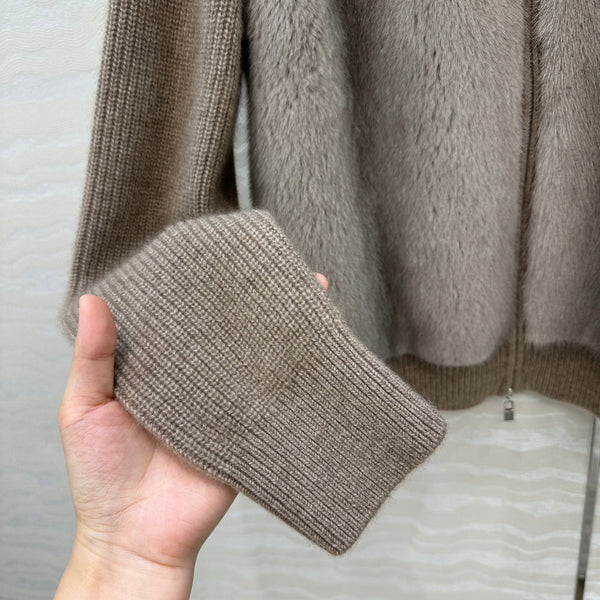 LP 25 Coat Taupe Fur Cashmere 299023