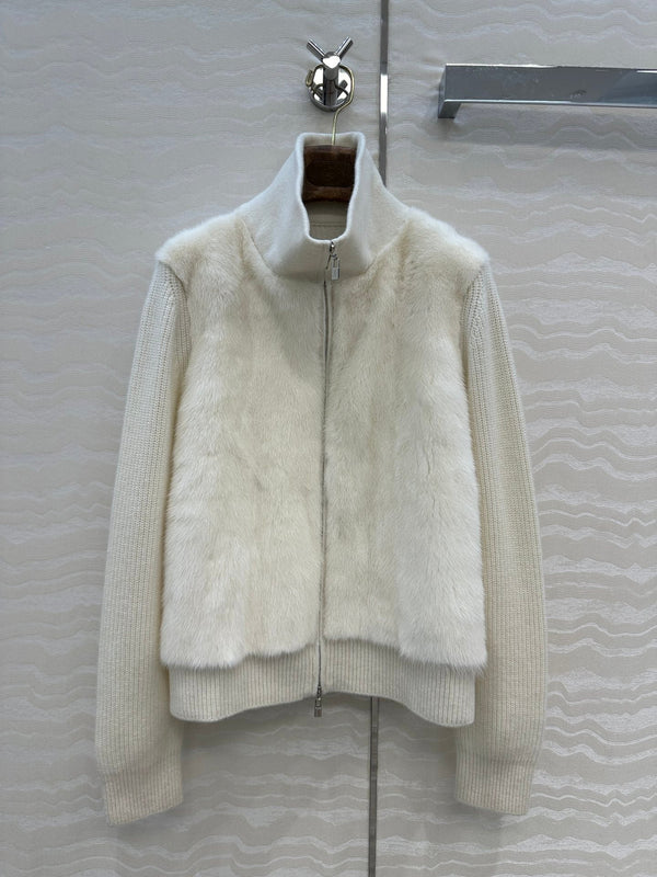 LP 25 Coat White Fur Cashmere 299025