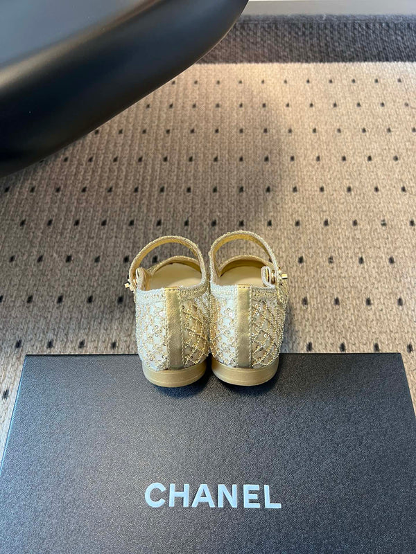 CC 25A Métiers d'Art Ballet Gold Sequin Woven 530672