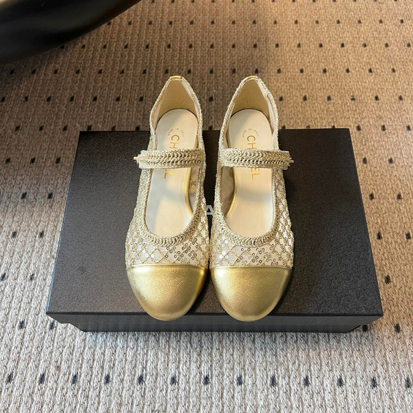 CC 25A Métiers d'Art Ballet Gold Sequin Woven 530672