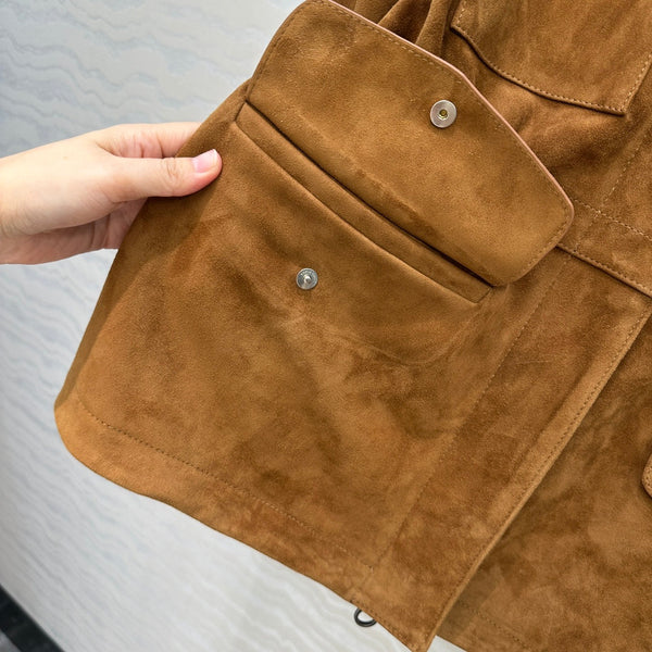 LP 25 Jacket Camel Suede Lambskin 314086