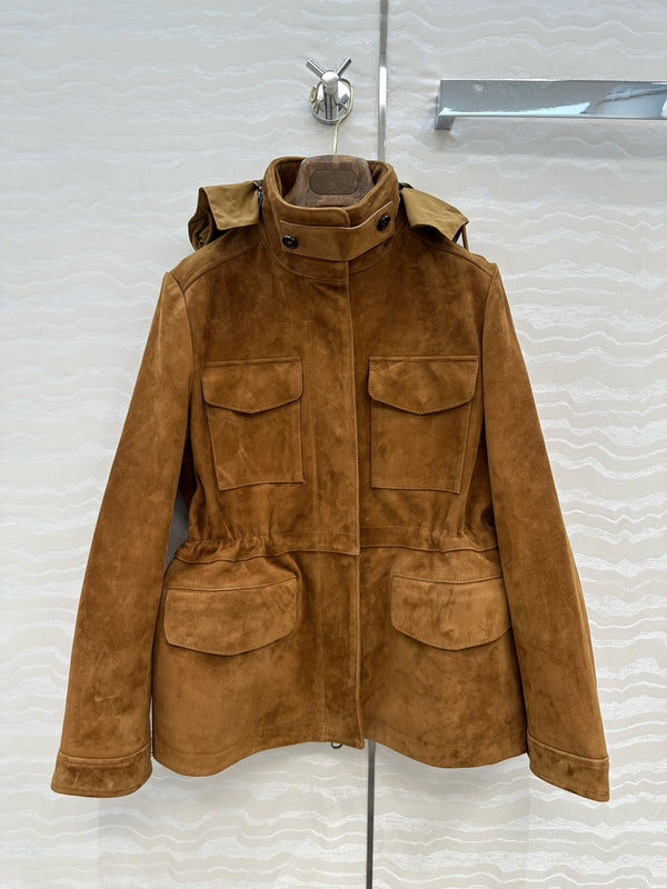 LP 25 Jacket Camel Suede Lambskin 314086