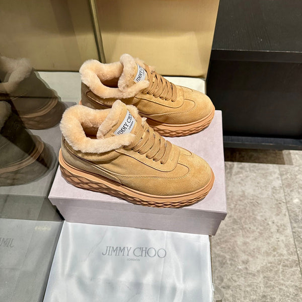 Jimmy Diamond Maxi Retro F Trainer Beige Suede Shearing 538895