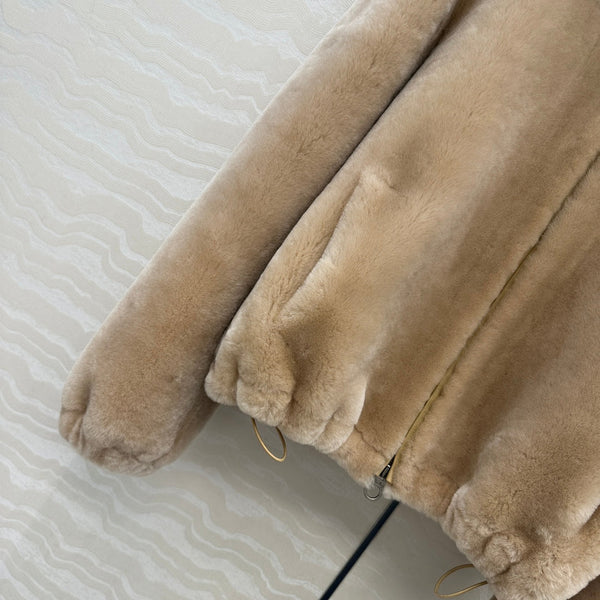 LP 25 Bomber Jacket Pine Nuts Shearling Leather 314257