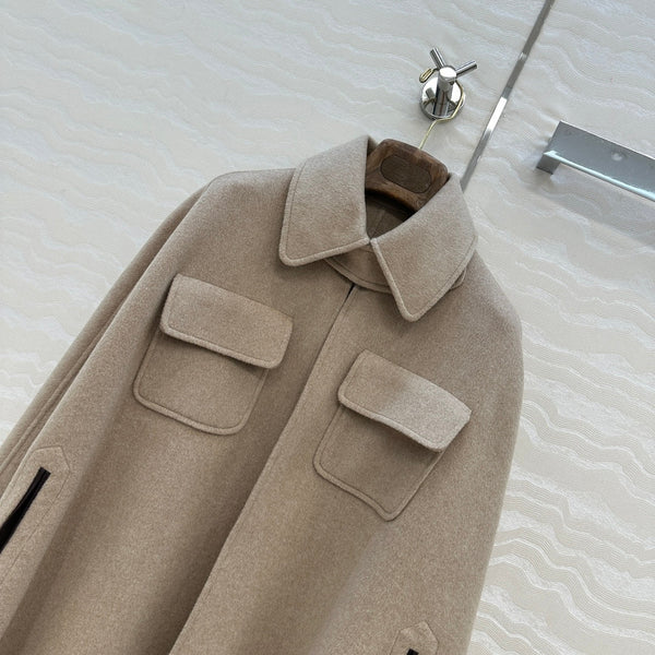 LP 25 Gilda Cape Light Beige Cashmere Wool 314023