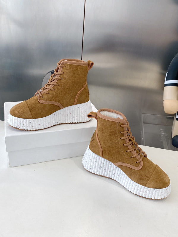 Chloe snow boots brown suede 531622