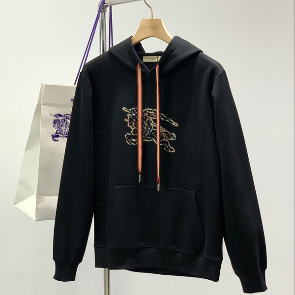 Burberry 25 Hooded Sweatshirt Black Cotton