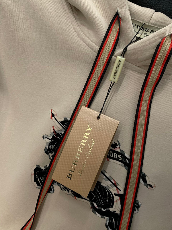 Burberry 25 Hooded Sweatshirt Beige Cotton