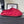 CC Chaussons de couple garnis de duvet neufs Tissu technique rouge