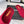 CC Chaussons de couple garnis de duvet neufs Tissu technique rouge