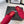 CC Chaussons de couple garnis de duvet neufs Tissu technique rouge