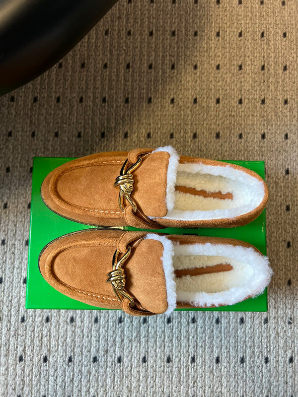 BV Astaire Loafer Brown Shearing Suede 548541