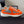 Pra 2025 Sneaker Orange mix Gray Patent Leather Mesh 554581