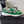Baskets Pra 2025 vert et gris en cuir verni et maille 554582