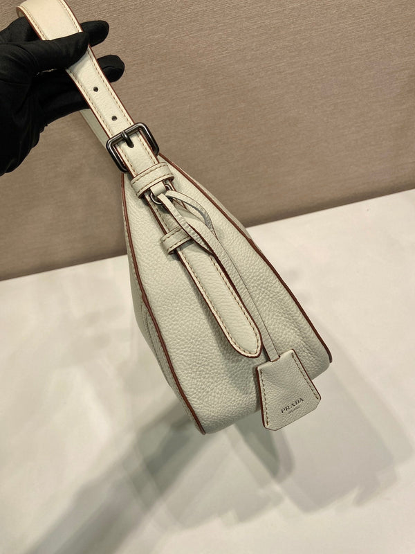 Prada Aimèe Large Shoulder 36cm Bag Khahi Cowhide