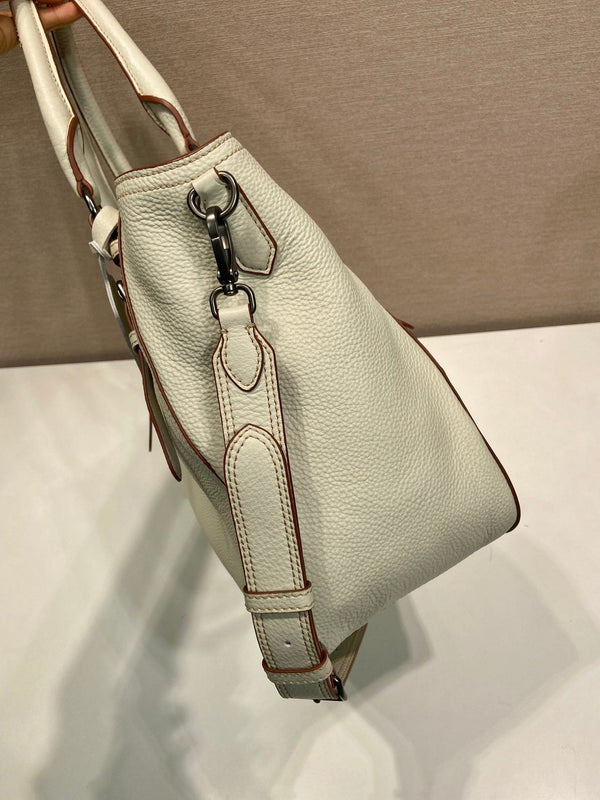 Prada Large Tote Bag 38cm Khahi Leather
