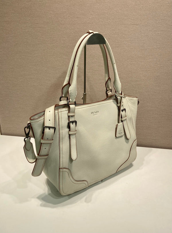 Prada Large Tote Bag 38cm Khahi Leather