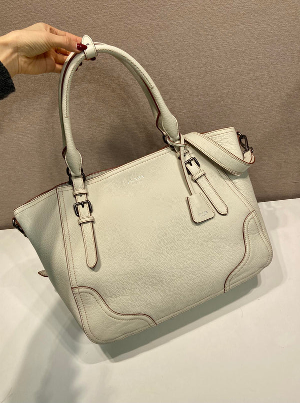 Prada Large Tote Bag 38cm Khahi Leather
