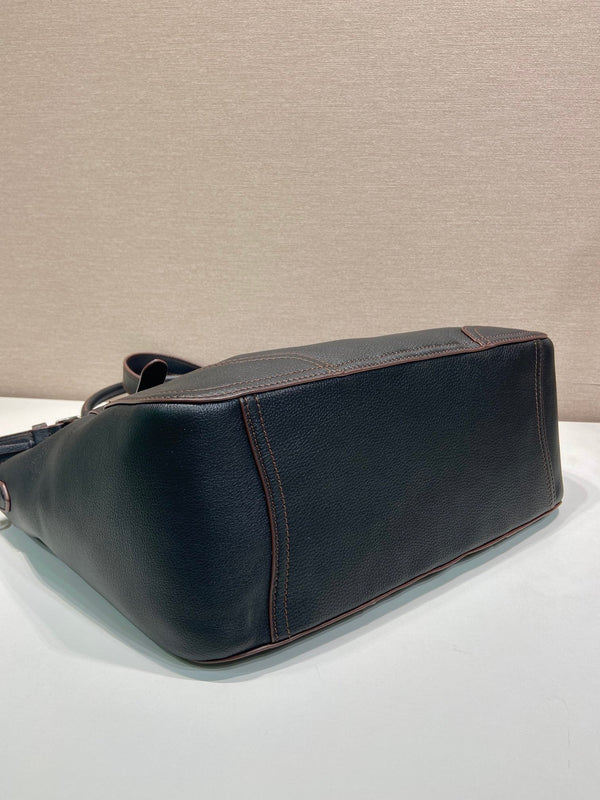 Prada Large Tote Bag 38cm Black Leather