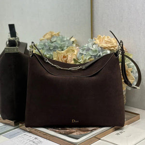 CD 2026 Bag Coffe 39cm Suede Leather 288380