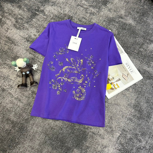 T-shirt à manches courtes en coton CD SS26 350891
