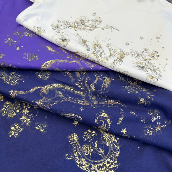 T-shirt à manches courtes en coton CD SS26 350891