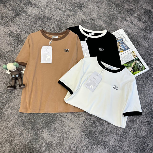 T-shirt Col Rond Logo CC SS26 Coton 350539