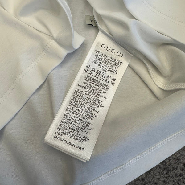 GG SS26 Short-Sleeve T-Shirt Embroidery Cotton 350528
