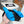 CC 26S Slide Velours Bleu 684905