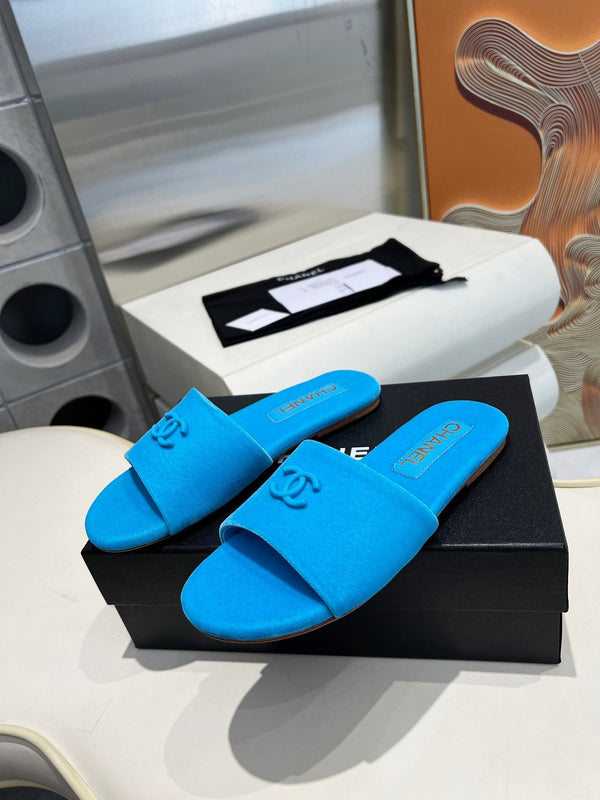 CC 26S Slide Velours Bleu 684905