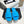 CC 26S Slide Velours Bleu 684905