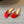 CD 26s Bow Slide Red Satin 820004