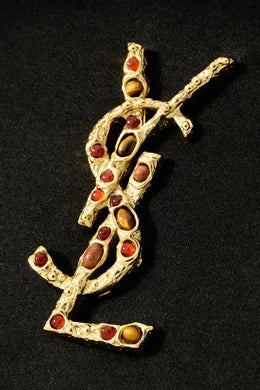 YSL Brooch Silver 201191
