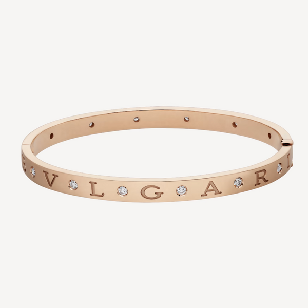 BRACCIALE ZERO 1 IN ORO ROSA CON 12 DIAMANTI