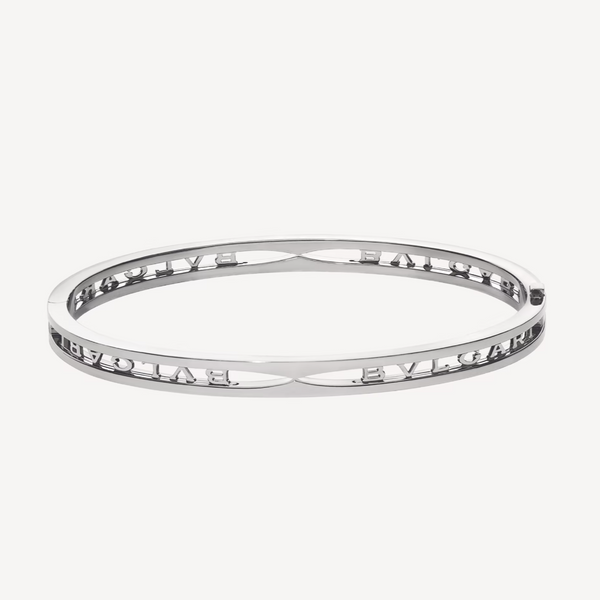BRACCIALE IN ARGENTO CON LOGO A SPIRALE ZERO 1