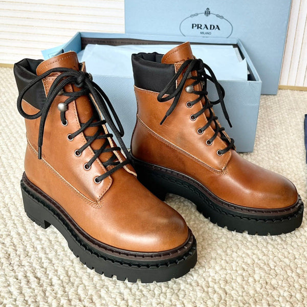 Prad 2026 Re-Nylon Ankle Boots Cowhide 149578