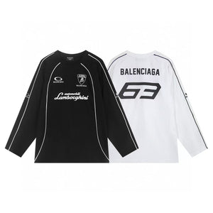 Balenciaga Automobili Lamborghini Soccer T-shirt Cotton