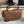 19 FLAP BAG 26 BROWN GOATSKIN