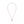 LOCK SMALL PENDANT PINK DIAMOND PINK GOLD NECKLACE